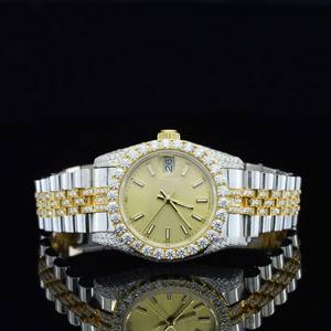 Reloj de Diamantes Moissanite Premium para Hombre, 41 mm, Acero Inoxidable, Totalmente Cubierto de Diamantes, Estilo Hip Hop, Diseño Único, Superventas - Product Image 3