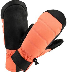Mitaines de ski thermiques imperméables pour hommes et femmes, gants de snowboard coupe-vent d'hiver, mitaines chaudes doublées de polaire pour sports de neige en plein air - Product Image 1
