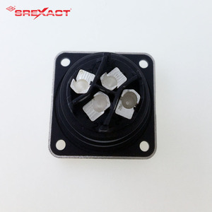 Conector SpeakON Hembra de 4 Pines SREXACT 40A, Conector de Audio de Montaje en Panel Rectangular de Aleación de Zinc, 250V PA, Carcasa Negra para Altavoz - Product Image 2