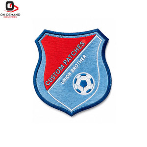 New Style Sports Club <b>Patches</b> Premium Canvas 3D Embroidery Durable Border Personalized Club Branding <b>Sew</b>-<b>On</b> Apparel Deco - Product Image 3