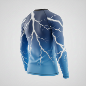 Unisex <b>Long</b> <b>Sleeve</b> Rash Guard <b>Swim</b> Shirt Quick Dry Compression Fit Surf <b>Top</b> Activewear for Training Fitness Gym - Product Image 3