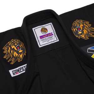 For Batch 124 Jiu Jitsu BJJ Gi Stretch 100% Cotton Federation V2 Black Kimono with <b>Free</b> Bag - Product Image 4