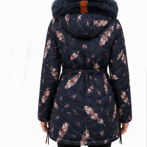 Women's Premium <b>Winter</b> <b>Coat</b> with Parka Design, Windproof Waterproof Protection and <b>Thick</b> Thermal Filling for Maximum Warmth - Product Image 2
