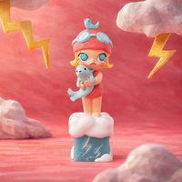 Figurines officielles Pop Mart MOLLY Scenery Along the Way Série 20ème Anniversaire, 4,61 pouces, PVC ABS, jouets en boîte mystère