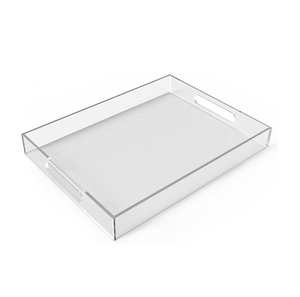 Most Attractive Serving Tray Rectangle Shape Indian Supplier Acrylic Tray Custom Logo Hotel <b>Tea</b> Food Serving Tray For Sale - Product Image 1