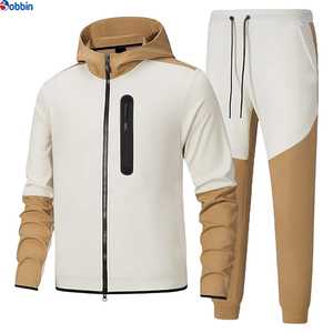 Ensemble de survêtement pour homme, tendance, vêtements pour homme, jogging, sport, 2 pièces, pantalon, 100% coton, costume personnalisé de haute qualité, survêtement pour homme - Product Image 3