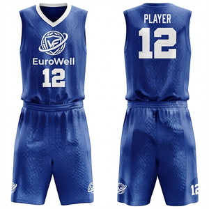 Uniformes de Baloncesto Sublimados Personalizados al Por Mayor a Precio de Fábrica, Manga Corta, Secado Rápido, Transpirables, Reversibles, Conjuntos para Equipos - Product Image 4