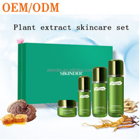 Kit Anti-Âge 4-en-1 en Gros : Sérum et Crème Visage Éclaircissants et Hydratants à la Vitamine C, Glycérine et Acide Hyaluronique