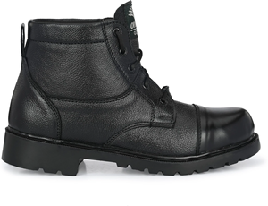 High Quality Leather Boots For Men Stylish <b>Ankle</b> Length Lace Up Boots With Cushioned Insole Non Slip Sole For Casual Formal - Product Image 3