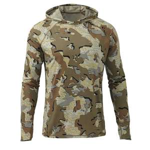 Chemise de chasse à capuche pour homme, séchage rapide, camouflage, légère, respirante, couche de base performante, évacuation de l'humidité, équipement tactique de randonnée - Product Image 1