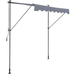 Auvent rétractable manuel d'extérieur de 78 pouces, abri solaire réglable pour porte et fenêtre, avec toile en polycarbonate - Product Image 4