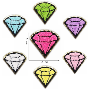 Flower Chenille Embroidery <b>Patch</b> Glitter Sequin Iron <b>on</b> <b>Sew</b> <b>on</b> Applique for Clothing Bags Hats Wholesale Custom Chenille - Product Image 3