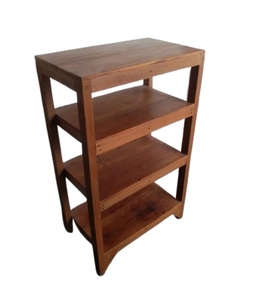 Organizador de Libros de Madera, 4 Niveles, Cuadrado, Moderno, Minimalista, Mueble de Oficina, Estante de Exhibición Resistente para Oficina en Casa - Product Image 6