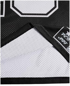 High Street <b>Drop</b> Shoulder Boxy Custom Embroidery V Neck American Football Jerseys for Men 100% Polyester Mesh Moisture-Wicking - Product Image 5