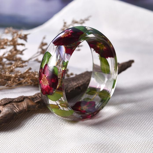 Exclusivo Juego de Brazaletes Redondos de Resina Ecológica Hechos a Mano, Modelo con Patrón de Diseñador de Moda, Joyería para Mujer NEHA ENTERRISES NE-170 - Product Image 2