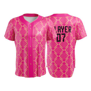 Uniformes de Béisbol Personalizados para Mujer, Impresión por Transferencia de Calor, Secado Rápido, Transpirables, Antibacterianos, Tallas Grandes, Uniformes de Softbol - Product Image 6