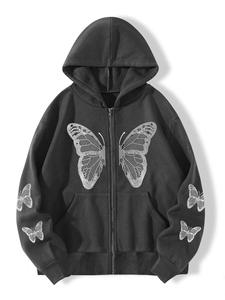 Nouveau sweat à capuche en polaire imperméable pour homme, avec logo de marque personnalisé, couleurs et impression sur mesure - Product Image 2