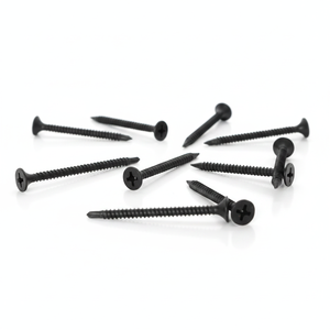 Drywall Screw Phillips Drive Standard Thread <b>Drill</b> Point Self-Drilling Pan Bugle Head Class 8.8 Phosphate Coated Inch/Metric - Product Image 1