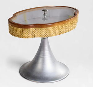 Support à gâteau rond en aluminium tressé écologique, présentoir à dessert pour mariage, fête, pâtisserie - Product Image 3