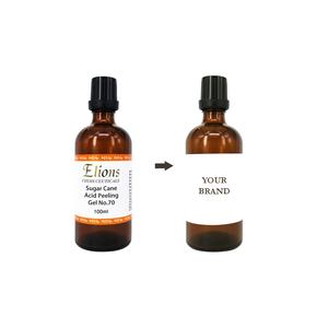 Sérum correcteur de taches brunes profondes à 70% d'acide de canne à sucre A.H.A, gel exfoliant anti-âge pour le visage et le corps, éclaircissant - Product Image 4