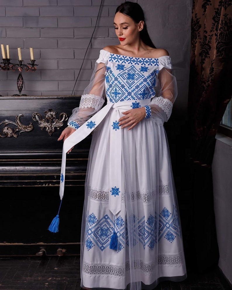 embroidered dress ukraine Ukrainian Dresses in USA