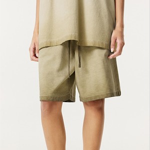 Shorts délavés à l'acide pour hommes, style streetwear, logo personnalisé, faible MOQ, coton épais 350 GSM, prêts à être expédiés - Product Image 6