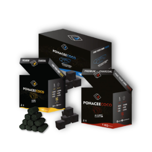 SIN CRACK HOOKAH CHARCOAL El carbón más fuerte disponible en forma de dedo hexagonal de cubo PARA LA VENTA EN TODO EL MUNDO - Product Image 1