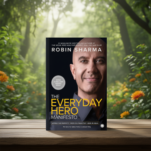 Le Manifeste des héros ordinaires par l'auteur Robin Sharma, livre broché personnalisé, impression de couverture souple - Product Image 1