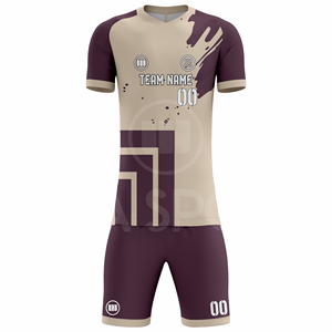 Custom Football Uniform Set Jersey <b>Shorts</b> Lightweight Moisture Wicking Teamwear OEM ODM Factory Supplier - Product Image 2