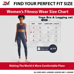 Conjunto de 2 Piezas para Yoga, Leggings Transpirables para Mujer, Ropa Deportiva, Top Deportivo, Bra para Yoga, Diseños con Logotipo Personalizado - Product Image 6