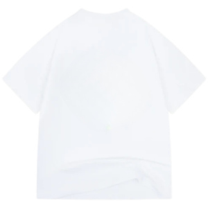 T-shirt en coton surdimensionné pour homme, logo minimaliste sur la poitrine, streetwear, manches courtes, tee-shirt décontracté tendance, fabricant d'impression OEM - Product Image 2