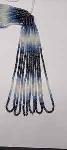 Cuentas de Zafiro Azul Natural Sombreado, Facetadas en Forma de Rondelle, de 3mm a 4mm, Cuentas de Alta Calidad para Mayoristas, Fabricación de Joyería Artesanal a Granel - Product Image 3