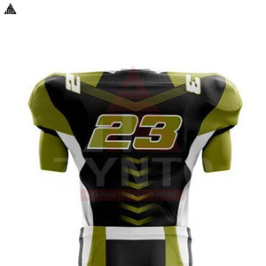 ชุดยูนิฟอร์มอเมริกันฟุตบอลแบบสั่งทำพิเศษ พิมพ์ลายโลโก้ด้วยเทคนิค Sublimation  จำนวนสั่งขั้นต่ำน้อย ขายส่งชุดกีฬาอเมริกันฟุตบอลแบบสั่งทำพิเศษ - Product Image 5