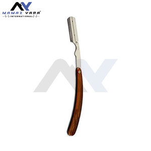 Rasoir droit professionnel en acier inoxydable de qualité supérieure, durable et affûté, pour la rasurage des hommes, usage en salon et à domicile - Product Image 4