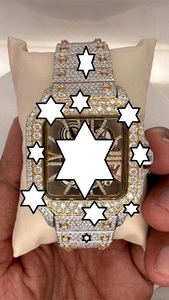 นาฬิกา NYC DIAMOND EMPIRE รุ่นหรูหรา ระบบอัตโนมัติ เครื่องจักรกลจากญี่ปุ่น ตัวเรือนสแตนเลสทรงเหลี่ยม หน้าปัด 41 มม. ประดับด้วยโมอิสซาไนต์ - Product Image 3