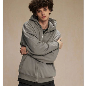 Fabrication de sweats à capuche zippés pour hommes, style professionnel, nouvelle collection, sur mesure, vente en gros, haute qualité, en vente. - Product Image 6