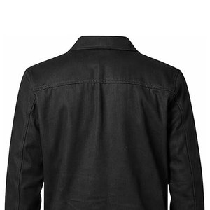 Lightweight Trucker Jean <b>Jacket</b> For Men Stylish Durable Classic Fit Men's Denim <b>Jacket</b> Casual Everyday Wear Comfortable - Product Image 4
