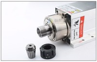 Moteur de broche pour machine de gravure CNC Jester, 3,5 kW, refroidi par air, 220 V/380 V, mandrin ER20, broche carrée avec flash