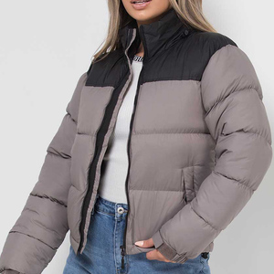 OEM <b>Women</b>’s Premium <b>Puffer</b> <b>Jacket</b> Custom Casual Outdoor Wear For <b>Women's</b> Windproof Zipper Closure Side Pockets <b>Women's</b> Coat - Product Image 5
