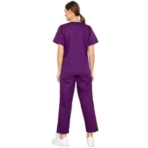 Tenue d'assistante dentaire ergonomique avec fente latérale pour une mobilité optimisée, uniforme clinique pour femmes, tenue d'hôpital - Product Image 3