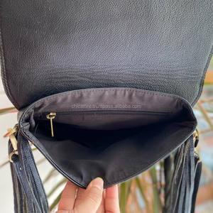 กระเป๋าสะพายไหล่หนังโบฮีเมียนทำด้วยมือแท้ใหม่ - Product Image 6