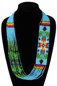 Collier tendance Ukraine, bijoux faits main, collier de perles, bijoux ukrainiens, long collier folklorique ukrainien - Product Image 5