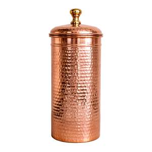 Luxury Handmade Copper Kitchen Storage Canister Set Hammered Design with Lid, Airtight <b>Jars</b> for Tea Coffee Sugar Containers - Product Image 3
