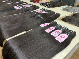 Cabello Virgen de Donante con Cutícula Alineada, Liso Natural, de 6 a 30 Pulgadas, Doble Trama, Súper Doble Trama, Sin Enredos, Sin Caída, Sin Sintéticos. - Product Image 5