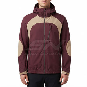 Chaqueta de Aventura para Hombre, Ligera, con Capucha, Resistente al Agua, Transpirable, con Cierre Completo, para Senderismo y Trekking - Product Image 3