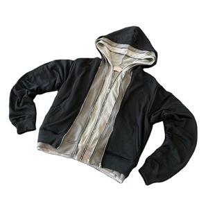 Sweat à capuche zippé pour homme, coupe ample, poids lourd 500 g/m², personnalisable, uni, décontracté, double ou triple couche, à fermeture éclair - Product Image 5