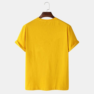 เสื้อยืดผู้ชายแบบกำหนดเอง ผู้ผลิต OEM ผ้าฝ้าย 100% คอกลม แขนสั้น สวมใส่สบาย แห้งเร็ว ระบายอากาศได้ดี รับสั่งทำจำนวนมากทุกขนาด - Product Image 2