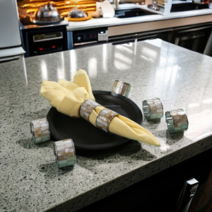 Vente en gros de nouveaux ronds de serviette au design argenté meilleure vaisselle porte-serviettes en métal massif design royal pour la décoration intérieure - Product Image 3