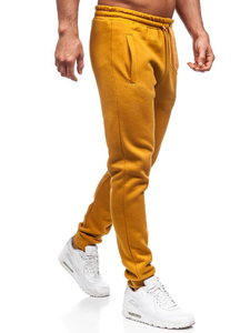 Pantalones Deportivos para Hombre 2026 con Logotipo Personalizado, Cintura Alta, Elásticos, de Algodón y Felpa, Transpirables, Lavados a Color, para Invierno, Venta al Por Mayor - Product Image 2