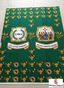 Tissu africain imprimé sur mesure, design exclusif du Nigéria, tissu de qualité supérieure pour robes de mariée sur mesure, vêtements de cérémonie et décoration intérieure - Product Image 5